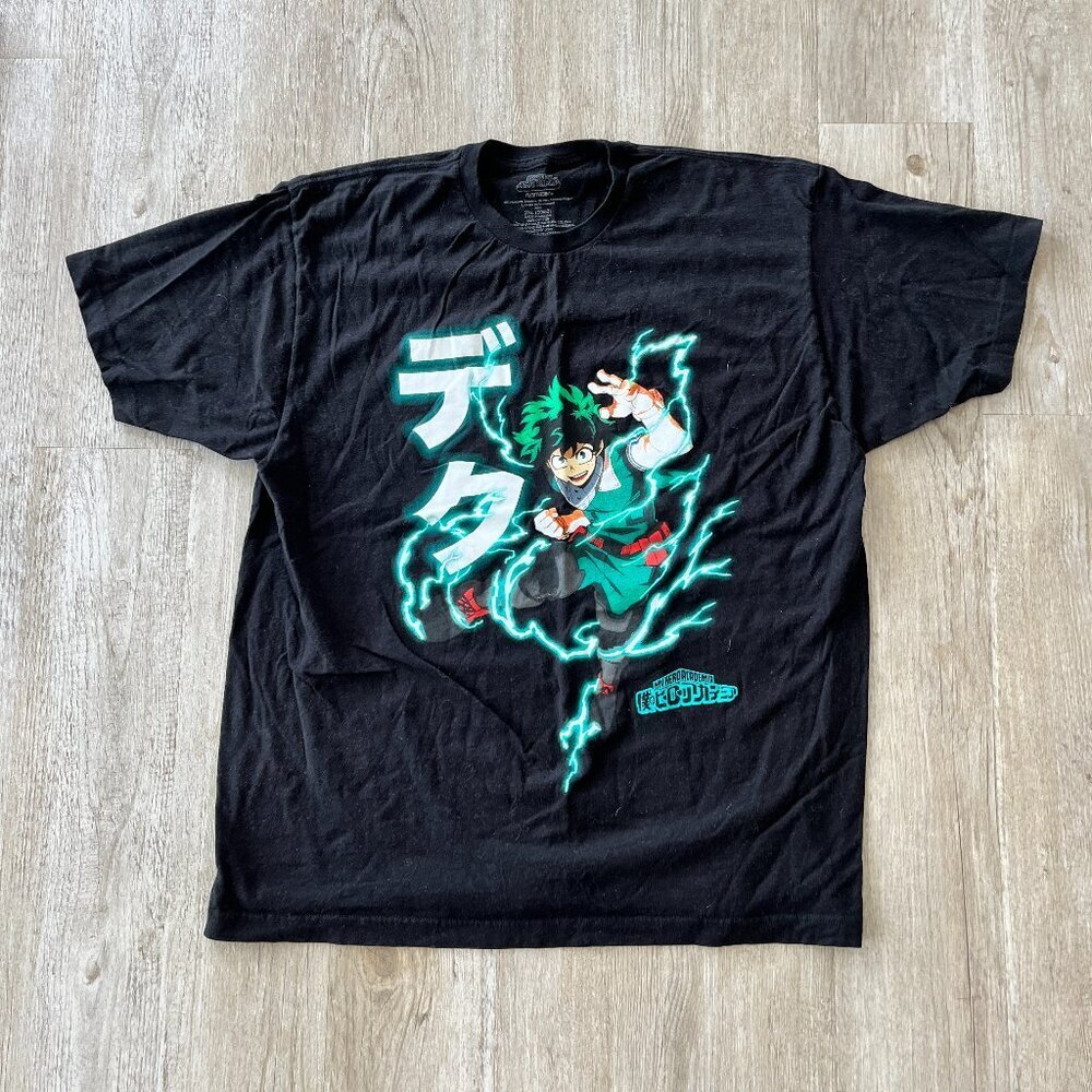 Unisex My Hero Academia Black Tshirt - 2XL